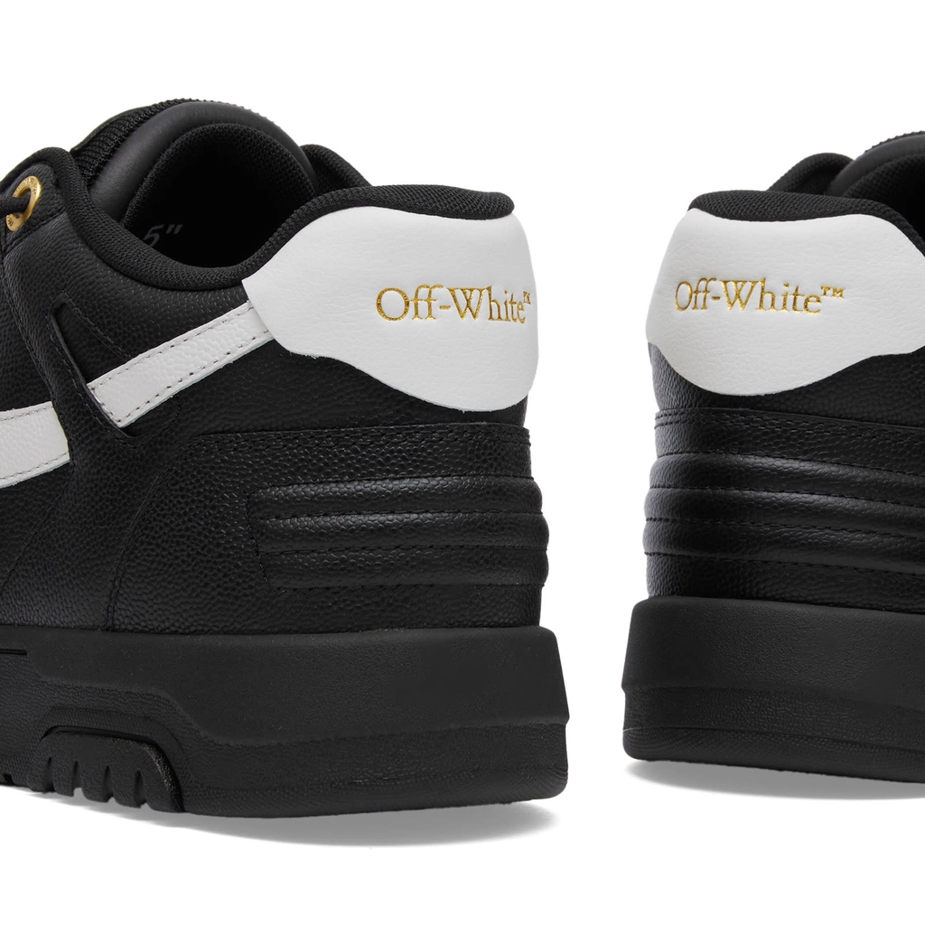 Off White Men's Out Of Office Leather Sneaker Black
